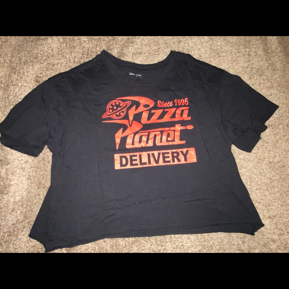 Pizza planet crop top
